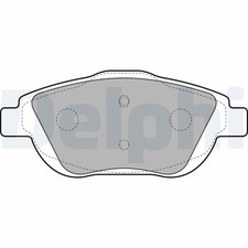 DELPHI LP2164 Kit de plaquettes de frein, frein à disque pour CITROËN,DS,OPEL,PE