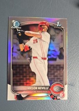 2025 Bowman Draft 1st Chrome Mason Neville #BDC-109 Refractor (RC)