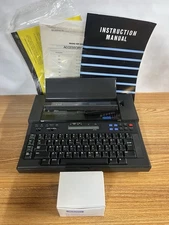 WANG WP-600 Personal Terminal & Word Processor w/ Manual & Power Supply TESTED