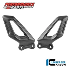 BMW S1000RR 2023 23 Ilmberger Matt Carbon Fibre Riders Heel Guards Set Pair