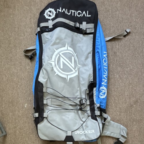 Nautical iROCKER SUP Board Travel & Storage Backpack Carry Bag Blue Gray Black