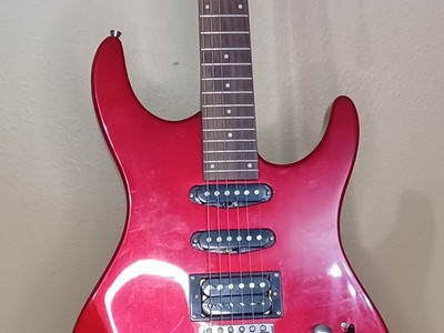 Red Washburn RX10 HSS Stratocaster Red #055 | eBay