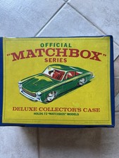 Vintage Matchbox Deluxe Collector's Case with 24 Vehicles