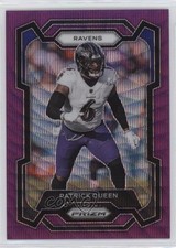 2023 Panini Prizm Purple Wave Prizm 7/99 Patrick Queen #24 1u6