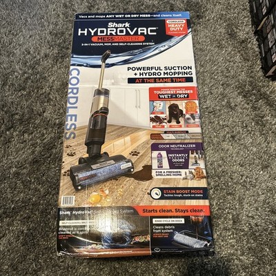 Shark HydroVac MessMaster 3-in-1 Vacuum Mop Self-Cleaning System NEW Box Damaged