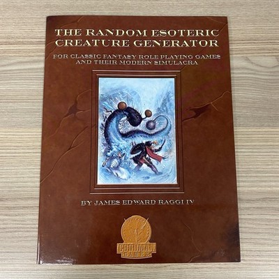DIE ZUFÄLLIGE ESOTERISCHE KREATUR GENERATOR TASCHENBUCH FANTASY RPG ROLLENSPIEL