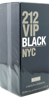CAROLINA HERRERA 212 VIP BLACK NYC ELIXIR EAU DE PARFUM SPRAY MEN