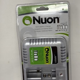 NUON NiCd NiMH Battery Charger For 5 Different Type Batteries NURECH8-A / SEALED