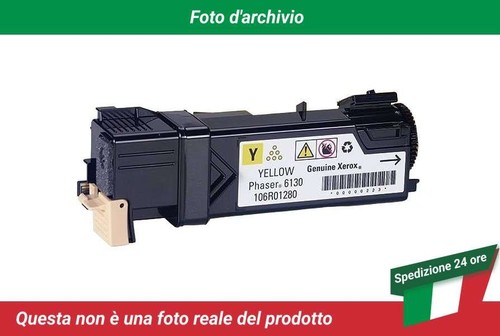 106R01280 Xerox Phaser 6130 Cartuccia del Toner Giallo - Photo 3/4