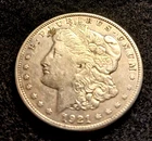 1921-S Morgan Silver Dollar in nice Very Fine to Extra Fine condition