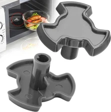 2PK NEW FOR GE GENERAL ELECTRIC MICROWAVE TURNTABLE MOTOR COUPLER WB06X10420  W