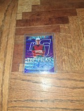 2020 Leaf Metal Draft Emerson Hancock Top Picks #6 Purple Wave Prism AUTO #d /15