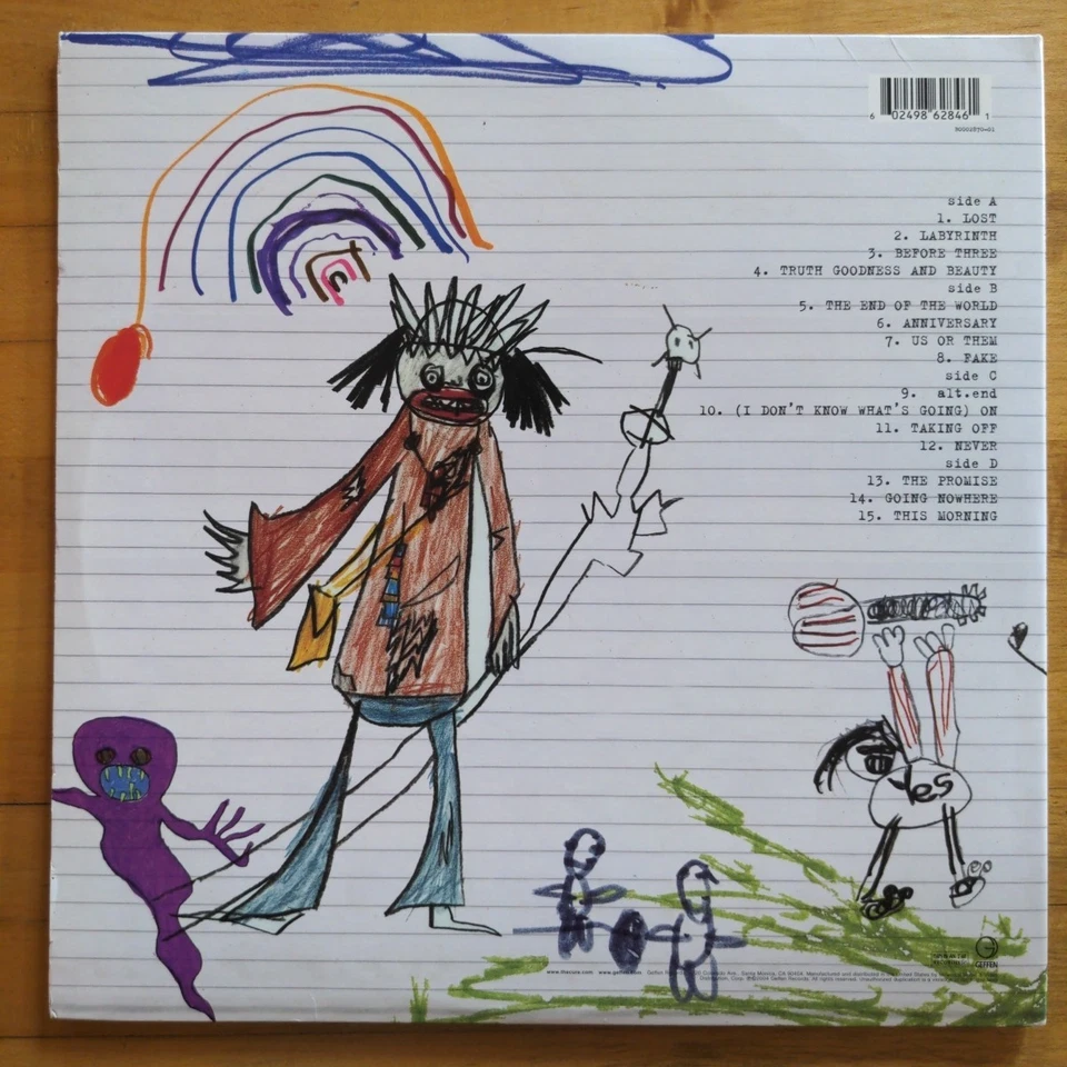 THE CURE - The Cure - 2004 First Pressing/Edition Vinyl 2xLP VG+/VG+ - Image 2 of 4