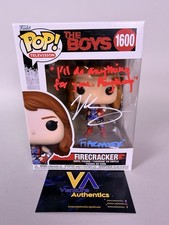 Valorie Curry Signed Firecracker The Boys Funko Pop 1600 w/ JSA COA