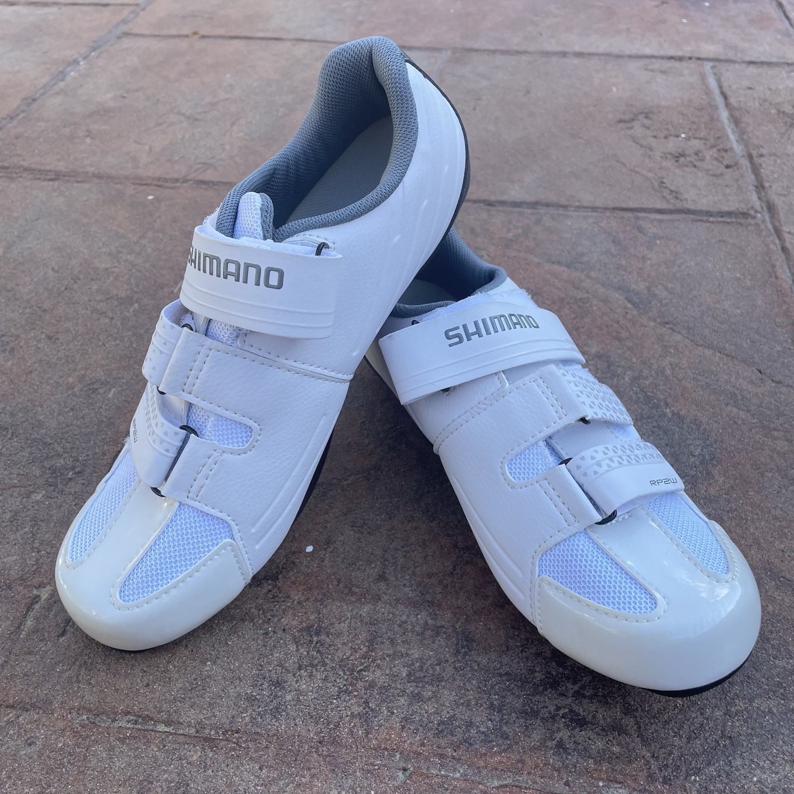 Shimano RP2W White Pedaling Dynamics Cycling Road Bike Shoes