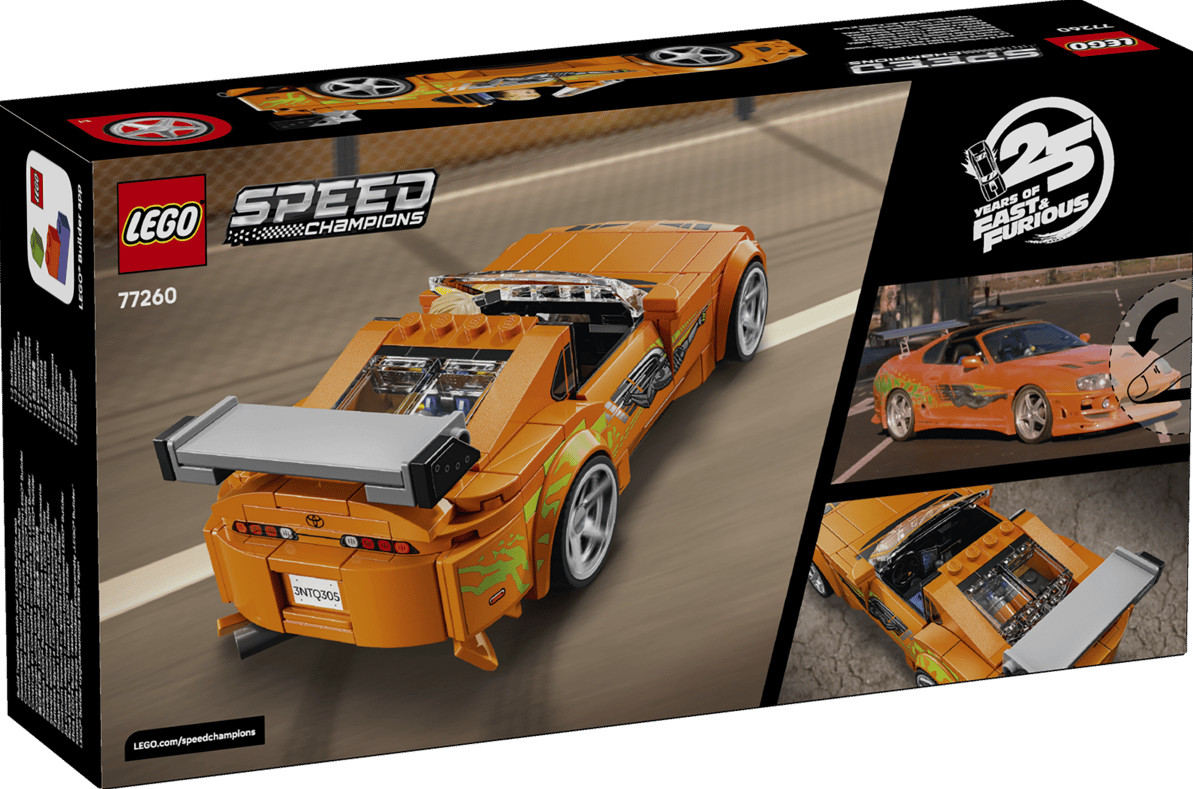 Lego® Speed Champions Orange 77260 The Fast And The Furious Toyota Supra Mk4 - Image 8