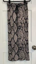 NWT Zara Knit Wrap Skirt Sweater Knit Snake M...