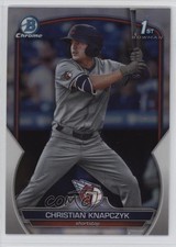 2023 Bowman Draft Chrome Refractor Christian Knapczyk #BDC-180 1k9t