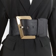 Women's Wide Stretch Waist Belt Adjustable Corset Style Plus Size Comfort Fit