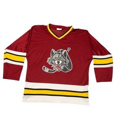 Chicago Wolves Hockey Jersey Mens Medium NHL AHL Preds Hurricanes Knights 