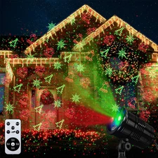Christmas Laser Lights Outdoors Decoration Projector Light Waterproof LED Star S