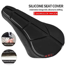 Road Bike Seat Cover Cushioned Soft Padded Gel Bicycle Cycle Saddle Cushion