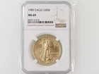 New ListingNGC 1989 MS 69 1 Troy Oz Yellow Gold American Eagle $50 Gold Coin (AM1096881)