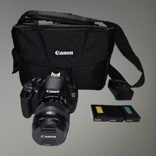 Canon EOS Rebel T5 Digital SLR Camera Kit 18-55mm Lens, Batteries, Charger, Bag