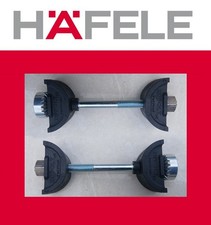 Pack of 2 -- Zip bolt Worktop Connector 180mm Long -- Hafele 262.96.981