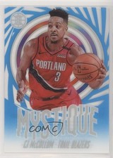2019-20 Panini Illusions Mystique Sapphire CJ McCollum #12 ng3