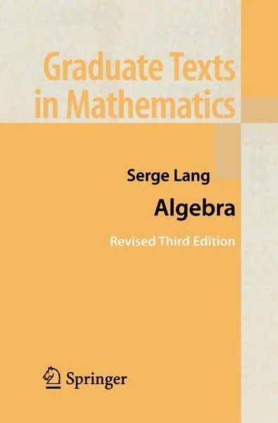 Algebra Serge Lang-image