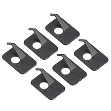 Arrow Rest Plastic Adhesive Archery Arrow Support for Left Hand, 6pcs