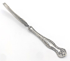 Coltello da burro vintage 7" Oneida Community A1 piatto argento maestro spandiconcime ritorto