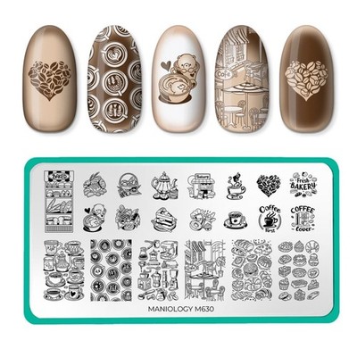 M630 Maniology  Nail Stamping Plate