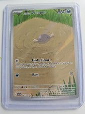 Pokémon Paldean Wooper Holo IR TCG Card 221/193 Sv02: Paldea Evolved