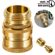 for Dramm 22729 Heavy Duty Brass Hose Coupler Quick Disconnect Connector 3/4"
