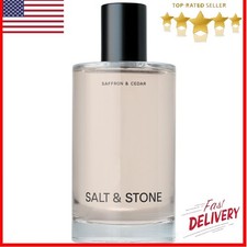Salt  Stone Body Mist, Saffron  Cedar Scent, for Women and Men 3.4 fl oz