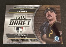 2023 Bowman Chrome Paul Skenes Draft Night Pirates #1 BDN-7