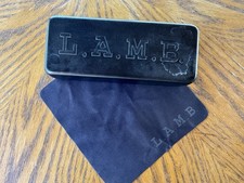 L.A.M.B. glasses Hard case, black leather, hard case, LAMB, Gwen Stefani, GUC