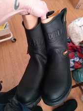 Botas de seguridad de trabajo de cuero para hombre Cebu Toro Bravo antideslizantes resistentes al aceite, talla 6