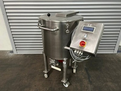 Stainless steel kettle with agitator Diosna IsernHäger a 100 PF bakery
