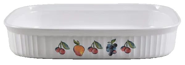 Corning Ware OPEN ROASTER Fruit Basket A 21 B 14" Rectangular Roaster