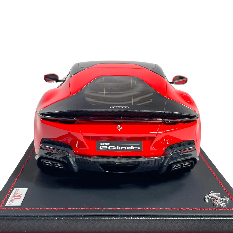 Modellino Auto MR Models 1/18 Ferrari 12 Cilindri Rosso Scuderia Limited Edition - Immagine 4 di 4