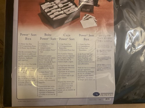 Creative Memories Power Sort Box 12 Compartment 2400 Photo Storage Holder SEALED - 第 3/6 張圖片