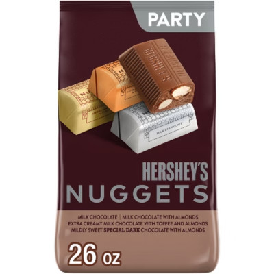 HERSHEYS Nuggets Assorted Chocolate Candy - 26oz
