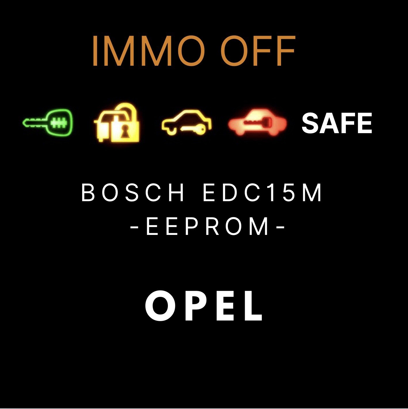 Immo Off Opel Bosch EDC15M EEPROM désactivation antidémarrage calculateur injection