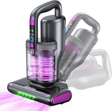 Powerful Mattress Vacuum Cleaner with UV-C Light  HEPA Filter - 20Kpa Suction