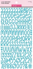 Bella Besties Luna Alphabet Puffy Stickers-Ice