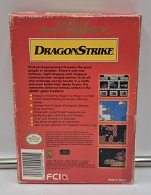 ADVANCED DUNGEONS & DRAGONS DRAGONSTRIKE NINTENDO NES GAME CARTRIDGE & BOX RARE!