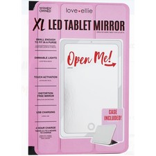 Espejo LED Onyx Love Ellie XL Tablet Pantalla Táctil con Estuche/Soporte Carga USB ¡NUEVO!